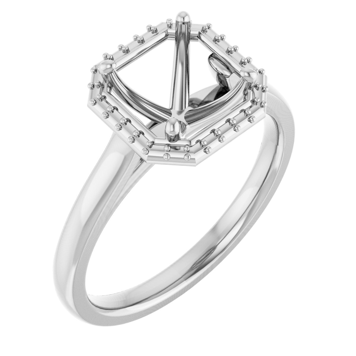 Halo-Style Engagement Ring