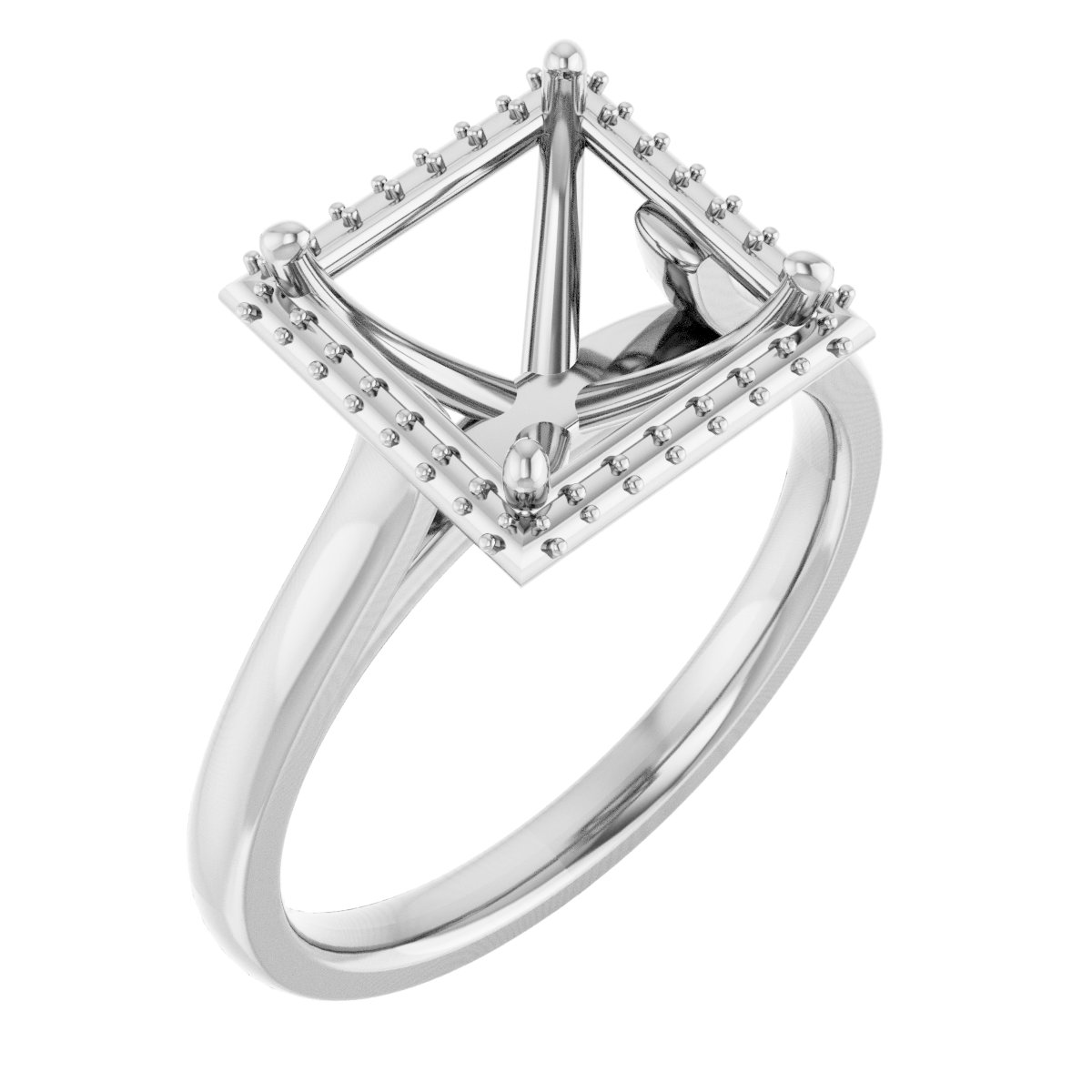 Halo-Style Engagement Ring