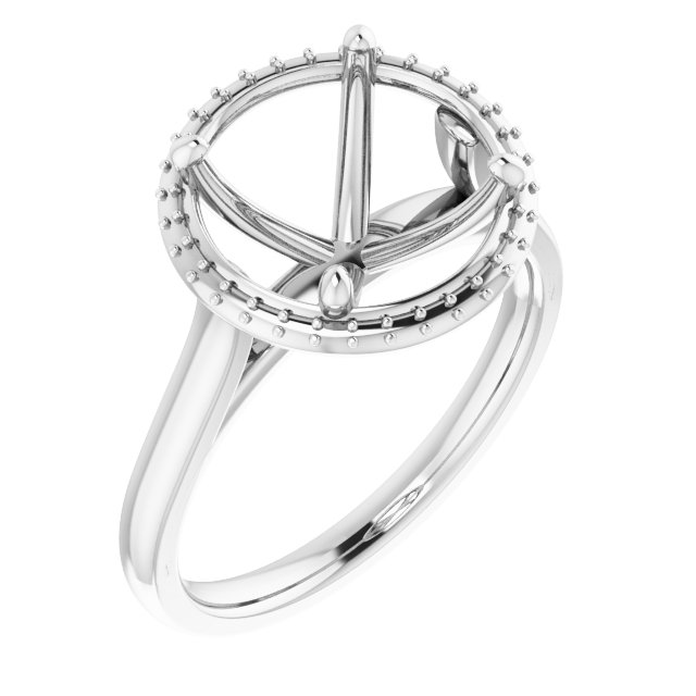 Halo-Style Engagement Ring