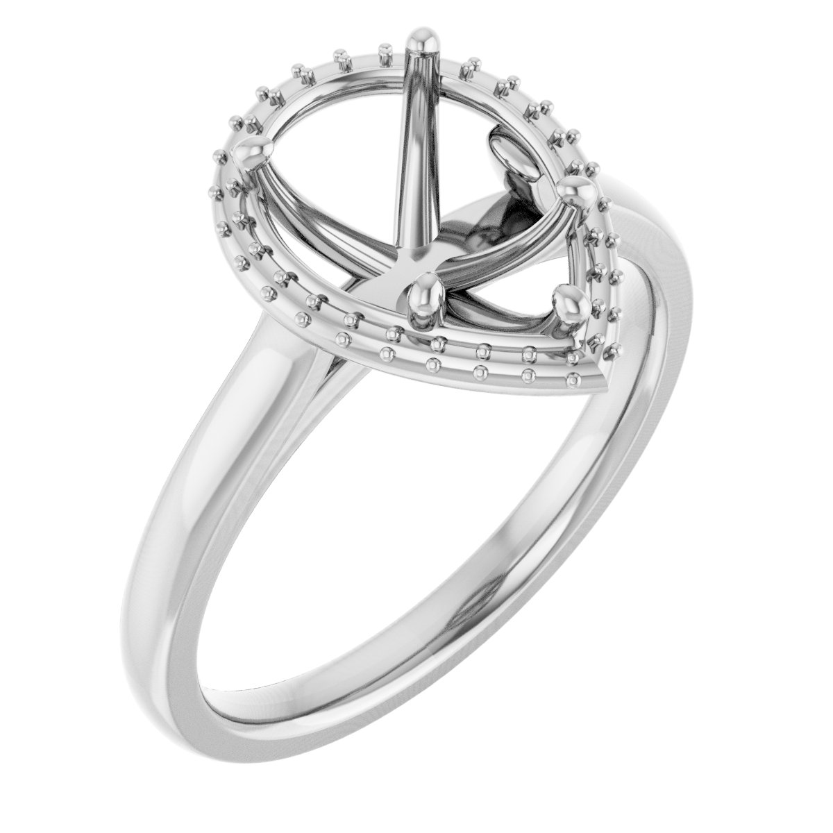 Halo-Style Engagement Ring