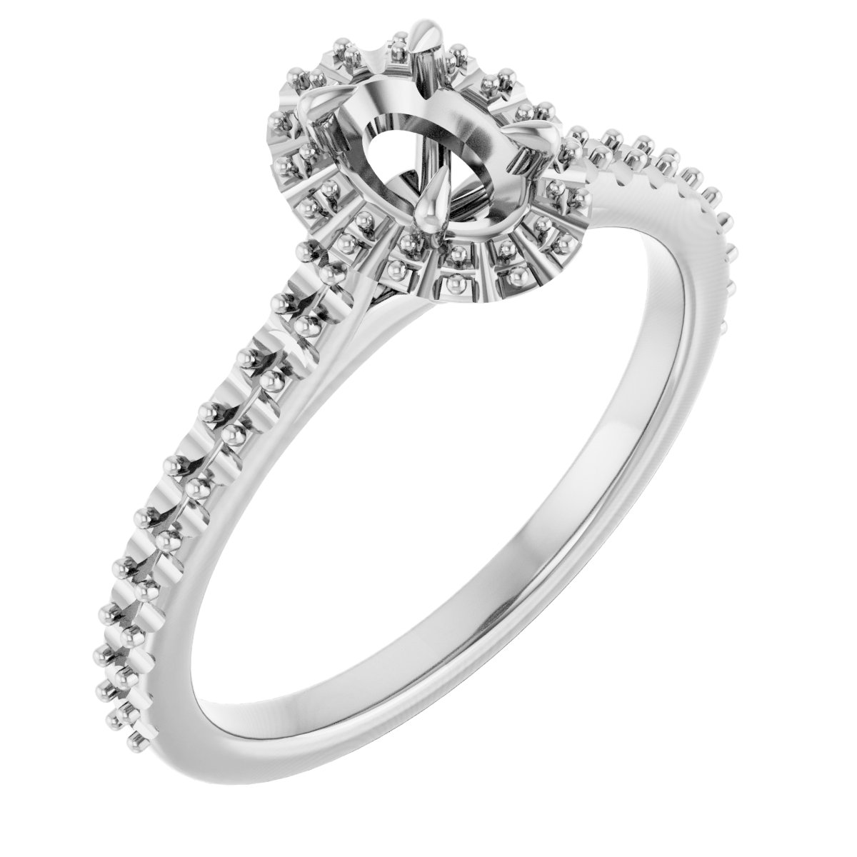 Halo-Style Engagement Ring