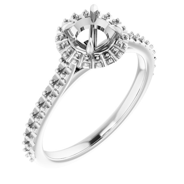 Halo-Style Engagement Ring