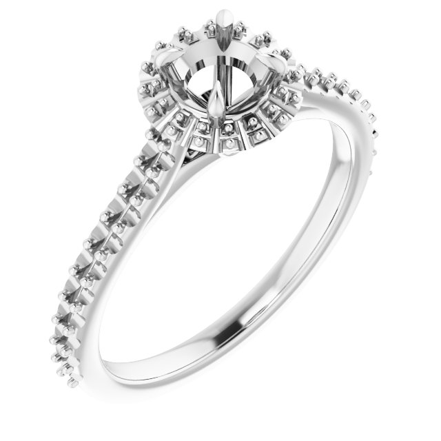 Halo-Style Engagement Ring