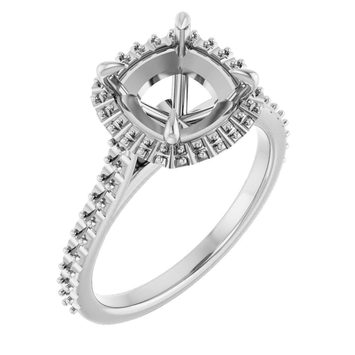 Halo-Style Engagement Ring