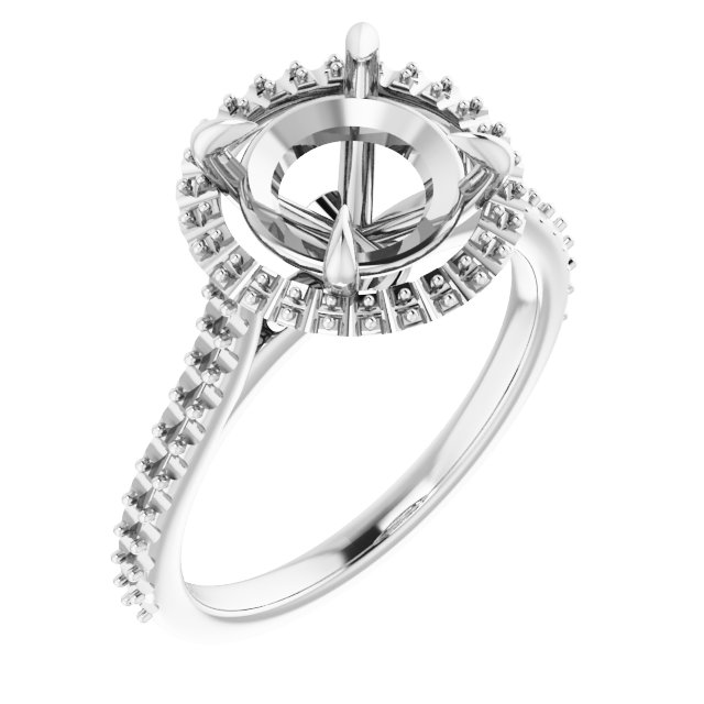 Halo-Style Engagement Ring