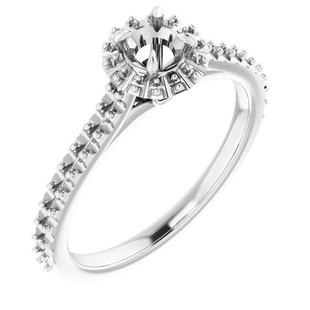 Halo-Style Engagement Ring