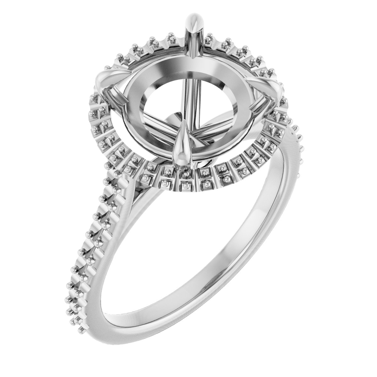 Halo-Style Engagement Ring