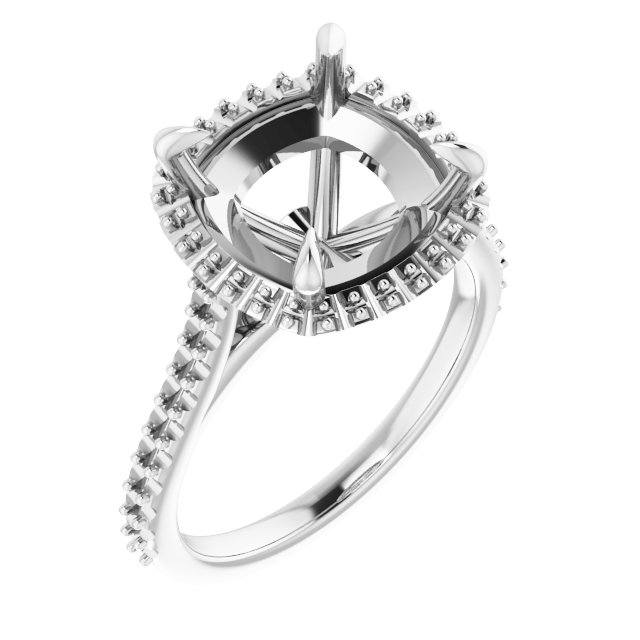 Halo-Style Engagement Ring