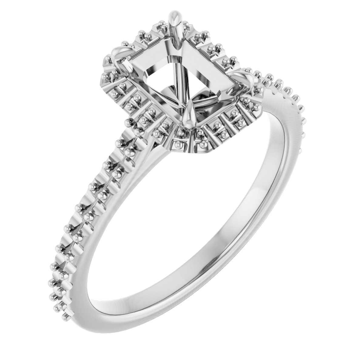 Halo-Style Engagement Ring
