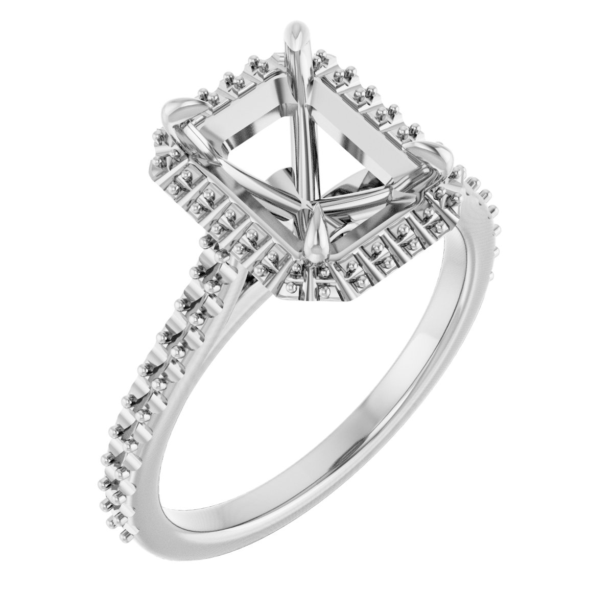 Halo-Style Engagement Ring