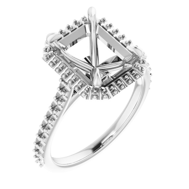 Halo-Style Engagement Ring