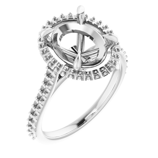 Halo-Style Engagement Ring