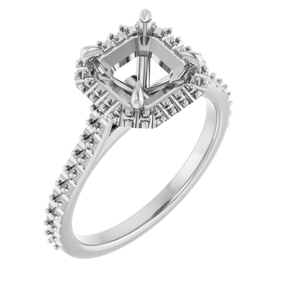 Halo-Style Engagement Ring