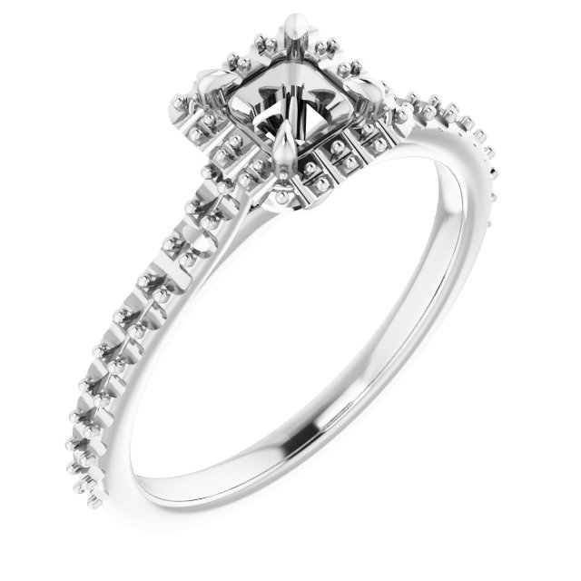 Halo-Style Engagement Ring