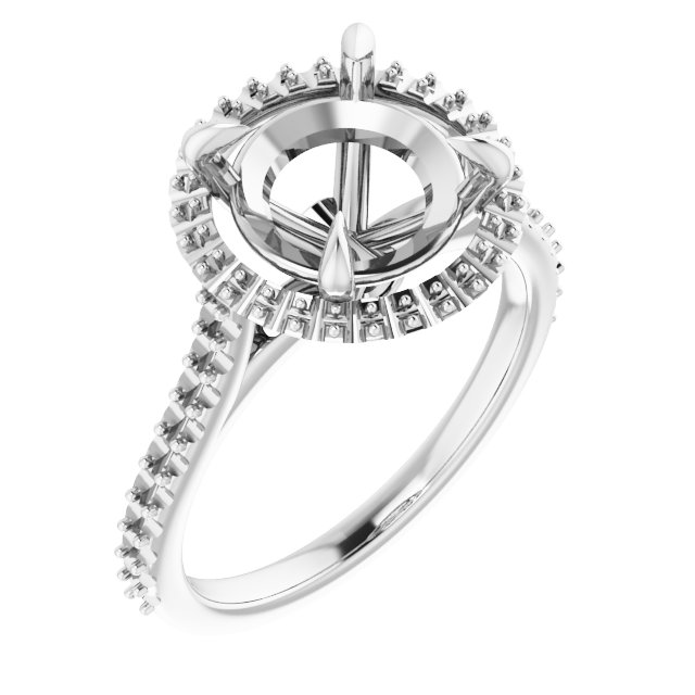 Halo-Style Engagement Ring