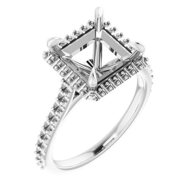 Halo-Style Engagement Ring
