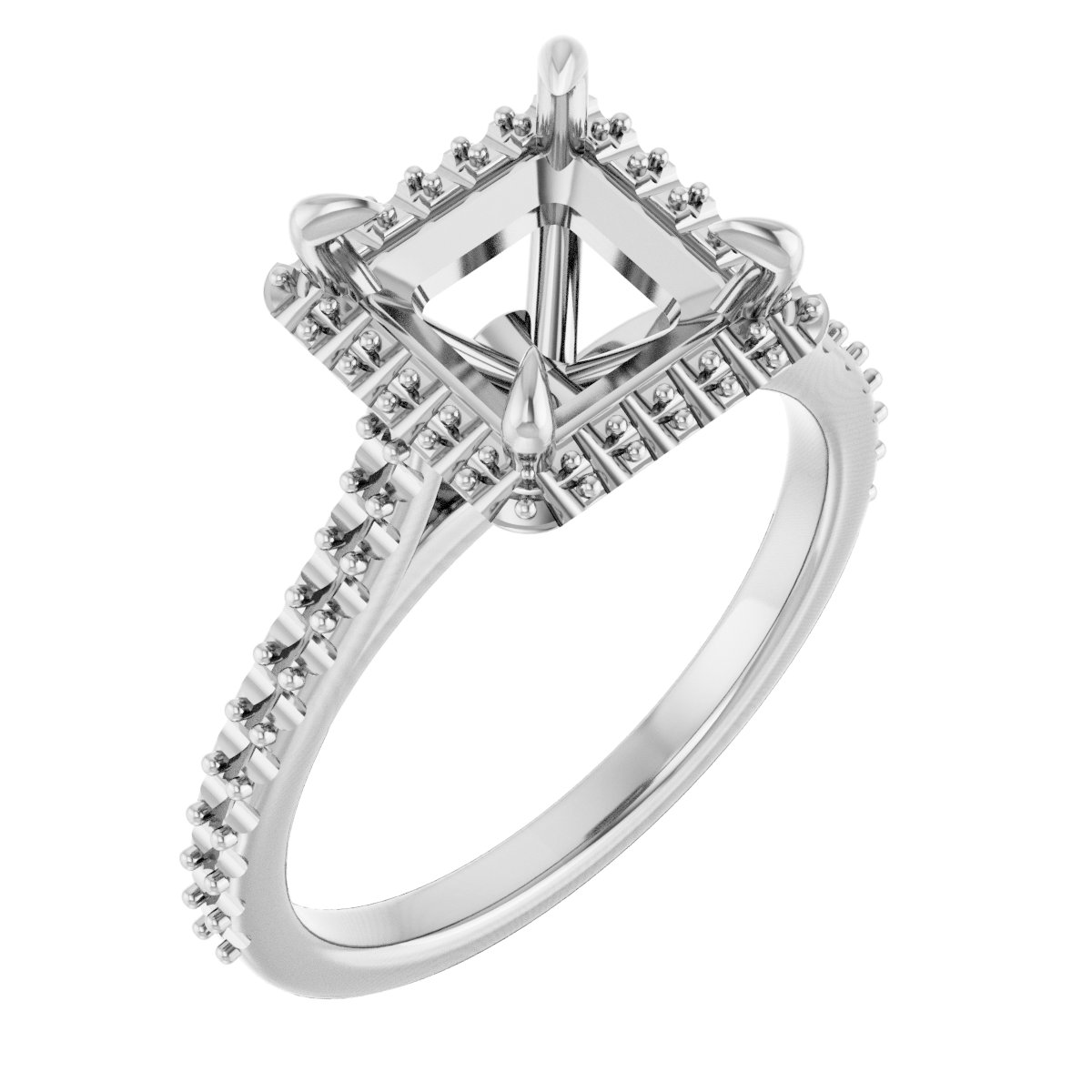 Halo-Style Engagement Ring