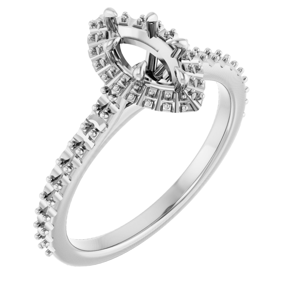 Halo-Style Engagement Ring