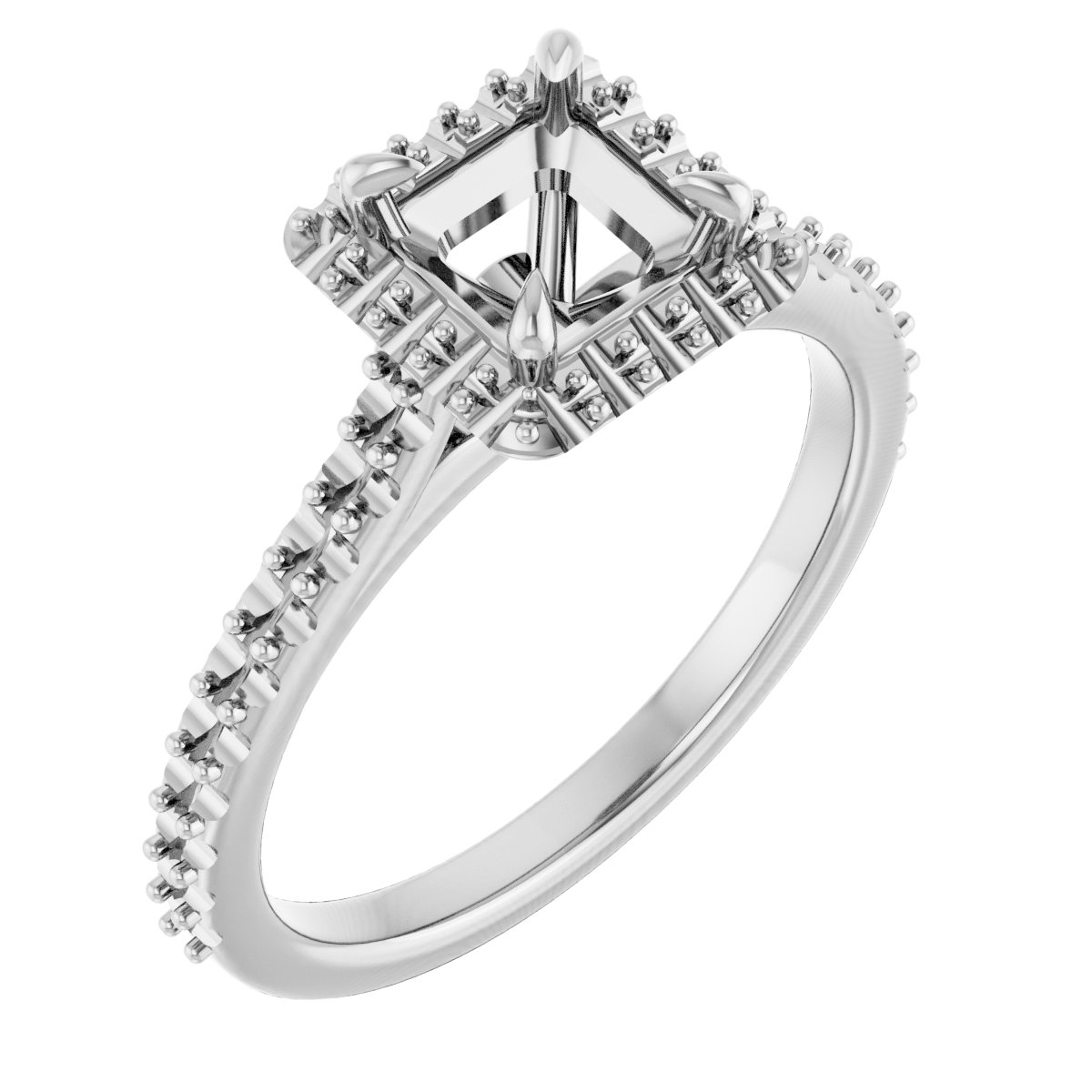 Halo-Style Engagement Ring