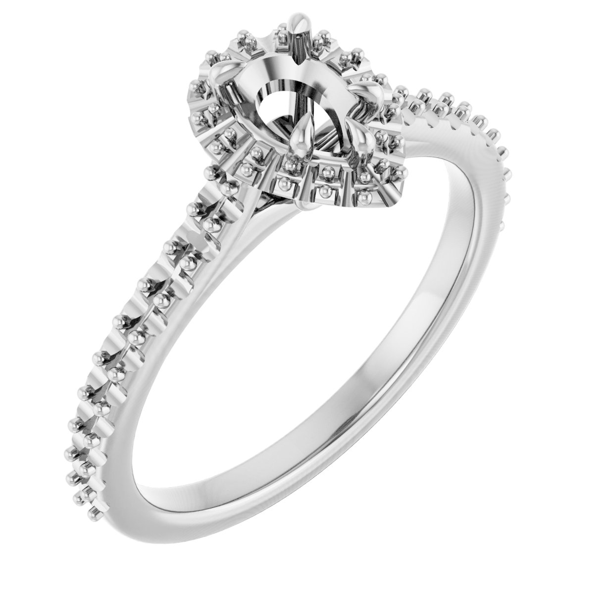 14k White Gold
