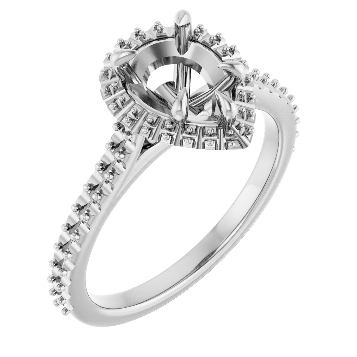 Halo-Style Engagement Ring