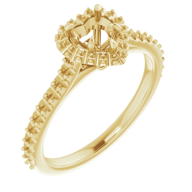 Halo-Style Engagement Ring