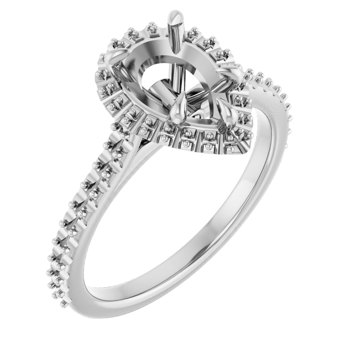 Halo-Style Engagement Ring