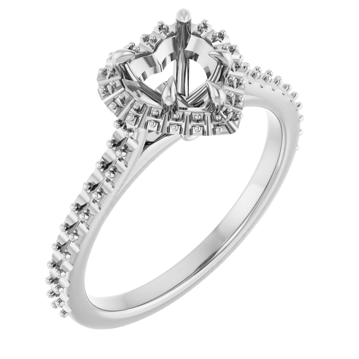Halo-Style Engagement Ring