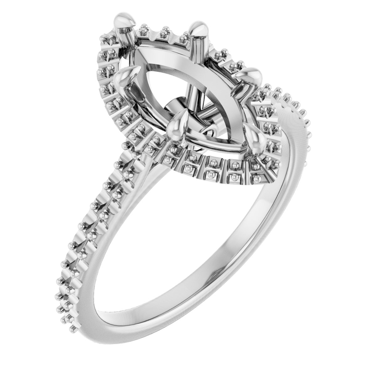 Halo-Style Engagement Ring