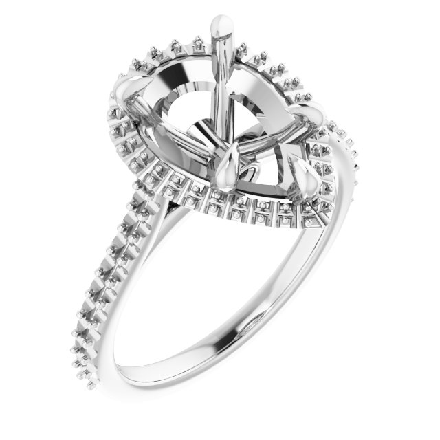 Halo-Style Engagement Ring