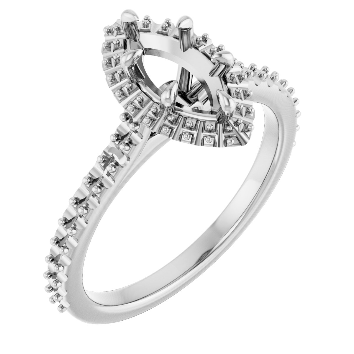 Halo-Style Engagement Ring