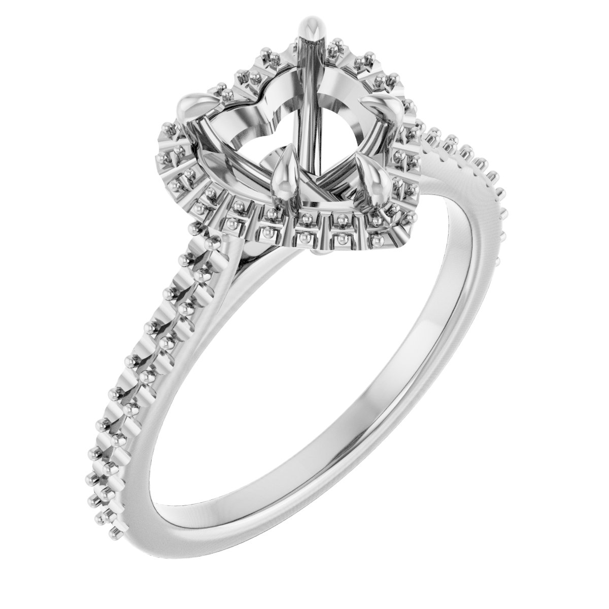 Halo-Style Engagement Ring