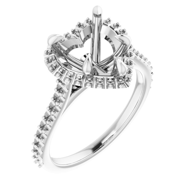 Halo-Style Engagement Ring