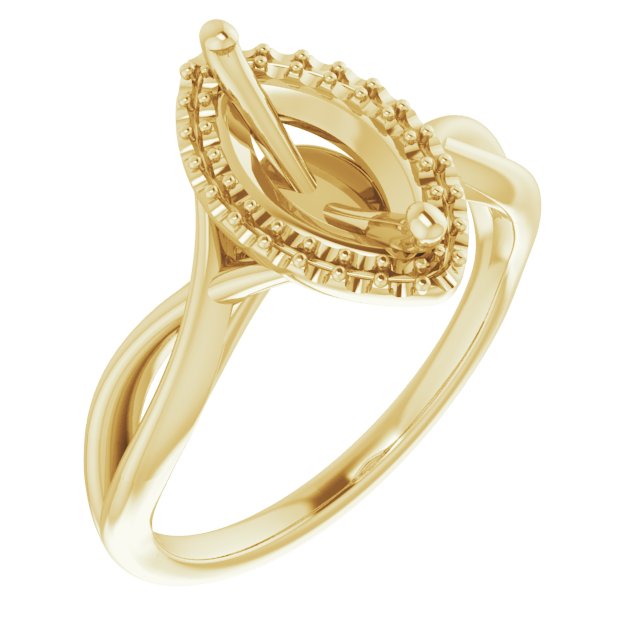 14k Yellow Gold