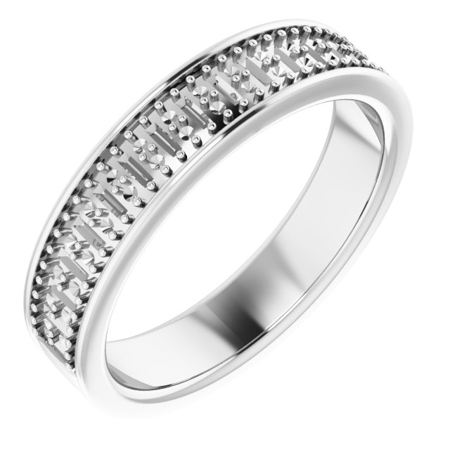 14K White 1/3 CTW Diamond Anniversary Band 