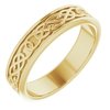 14K Yellow 5 mm Celtic Inspired Band Size 8.5 Ref 13066038