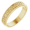 14K Yellow 5 mm Celtic Inspired Band Size 12 Ref 13066066
