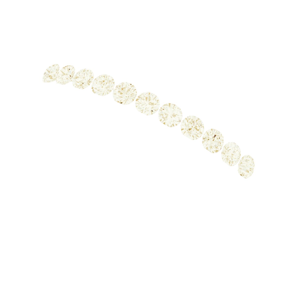 14K Yellow 1/4 CTW Natural Diamond Anniversary Band Size 7-5