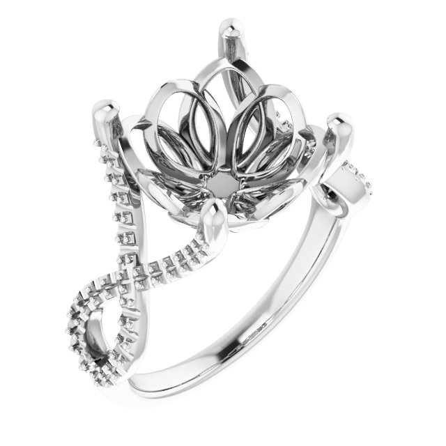 Accented Ribbon Ring