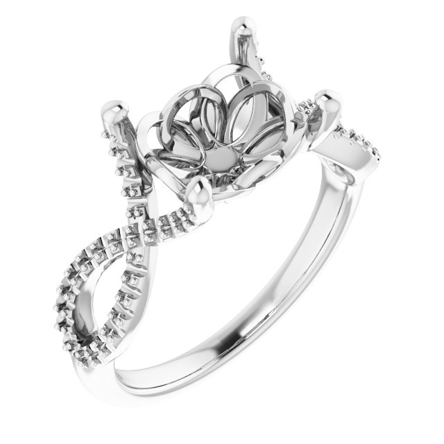 Accented Ribbon Ring