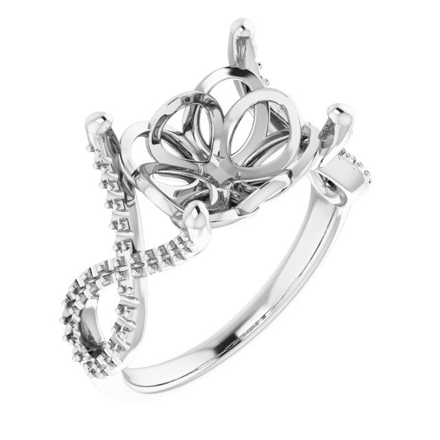 Accented Ribbon Ring