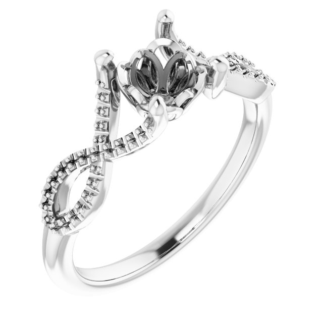 Accented Ribbon Ring
