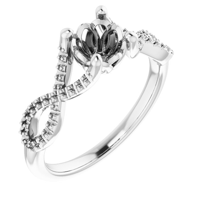 Accented Ribbon Ring
