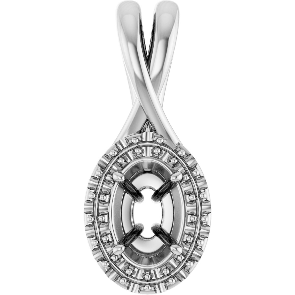 Halo-Style Pendant