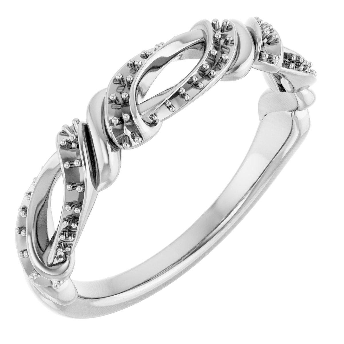 14K White 1/5 CTW Diamond Anniversary Band