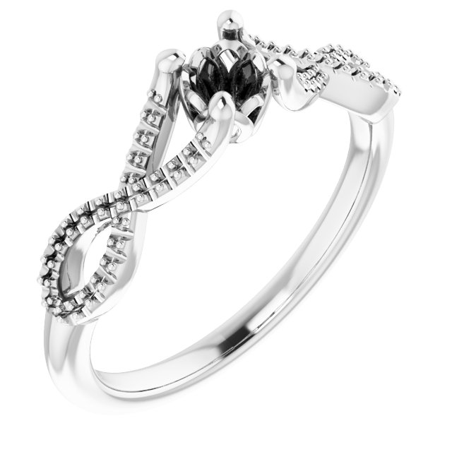 Accented Ribbon Ring