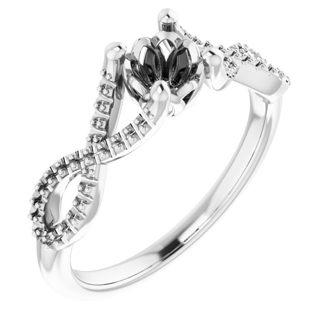 Accented Ribbon Ring