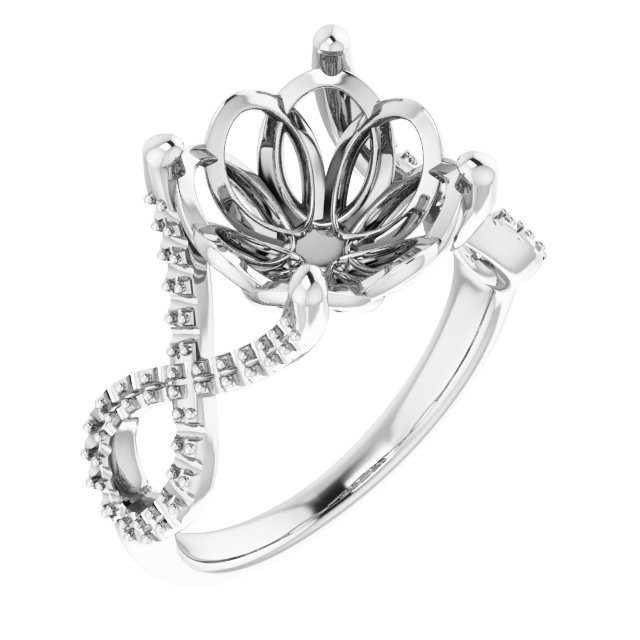Accented Ribbon Ring