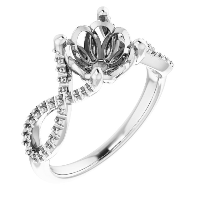 Accented Ribbon Ring