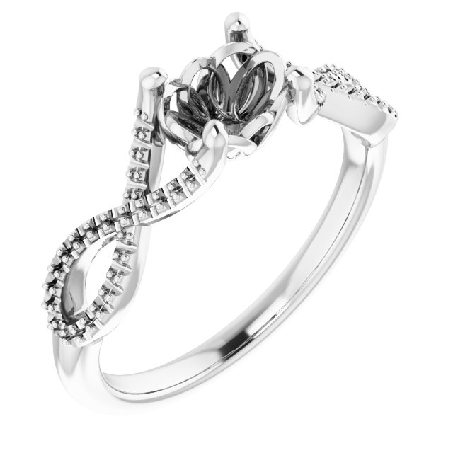 Accented Ribbon Ring